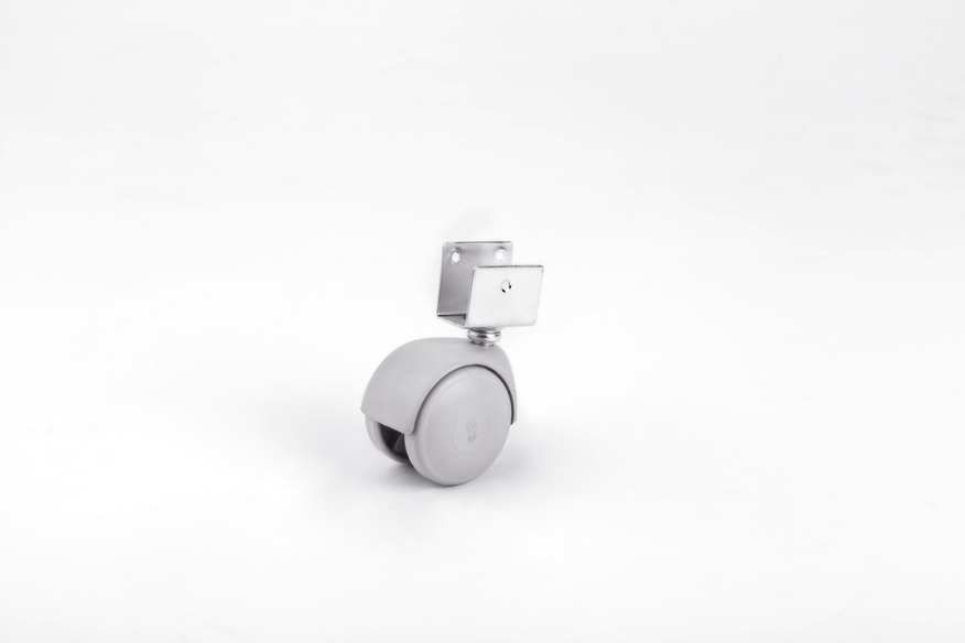 Plastic Big Grey Short U Disc Caster-Furniture Caster and Wheels
